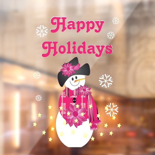 Voor Glass Large kerstman Thélek Raamsticker (Vel 2)