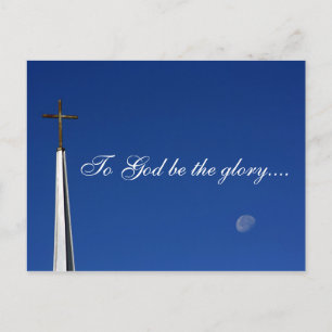 Voor God de glorie.... Briefkaart