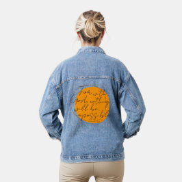 Voor God Denim Jacket