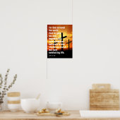 Voor God die zo geliefd was over de wereld, dat hi Poster (Keuken)