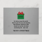 Voor God die zo van de wereld hield... Briefkaart (Voorkant)