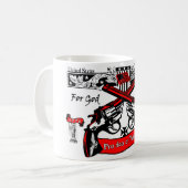 Voor God en Land! Koffiemok (Voorkant links)