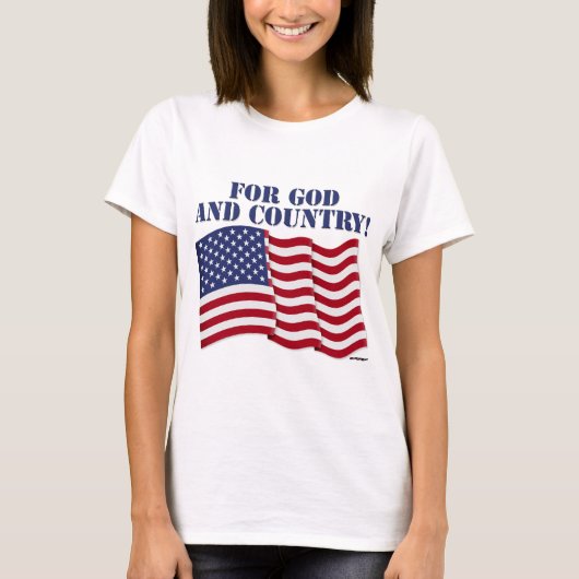 VOOR GOD EN LAND! T-SHIRT (Voorkant)