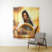 Voor God is de wereld zo geliefd.. Wandkleed (In situ)