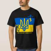 Voor GOD, OEKRAÏNE en ZELENSKYY! T-Shirt (Voorkant)