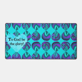 Voor God zij de heerlijkheid Visbladeren Paarse Bl Bureaumat