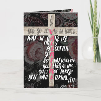 Voor God zo geliefd als de wereld Feestdagen Kaart