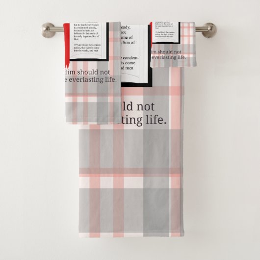 Voor God zo geliefd over de wereld Bad Handdoek (Insitu)