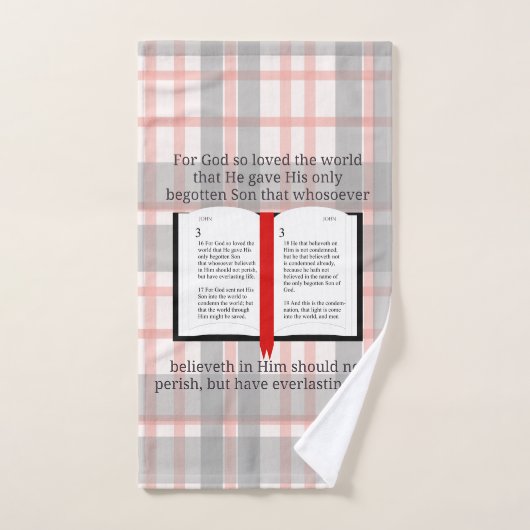 Voor God zo geliefd over de wereld Bad Handdoek (Handdoek)