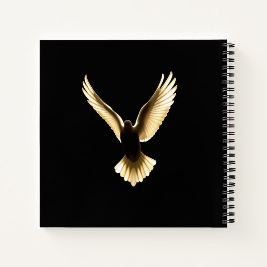 Voor God zo geliefd over de wereld Notitieboek (Achterkant)