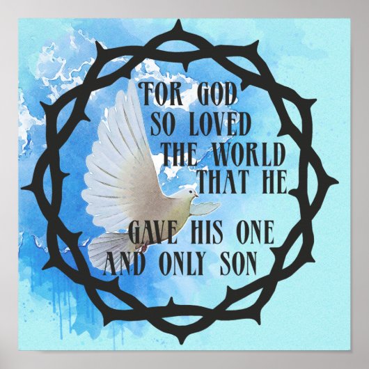 Voor God zo geliefd over de wereld Poster (Voorkant)