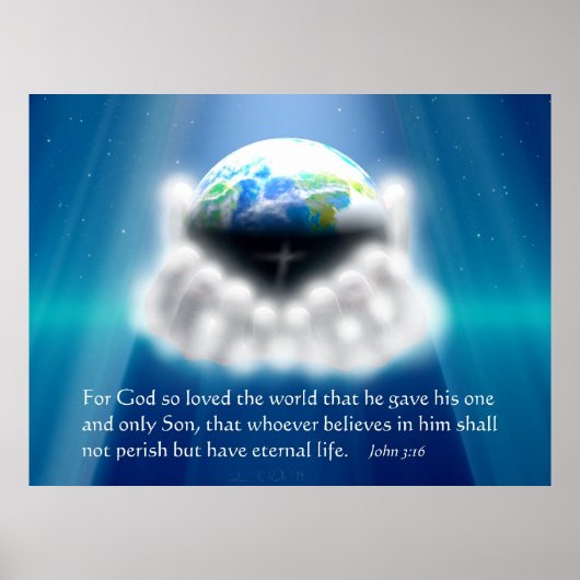 Voor God zo geliefd over de wereld Poster (Voorkant)