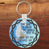 Voor God zo geliefd over de wereld Sleutelhanger (Voorkant)