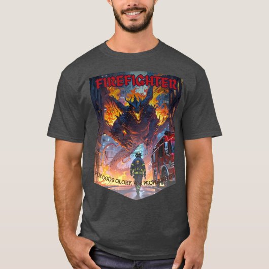 Voor Gods glorie, voor het welzijn van de mensen T-shirt (Voorkant)