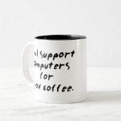 ... voor goede Mok van koffie (Voorkant links)