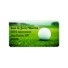 voor golfers golf golf design art op groen label