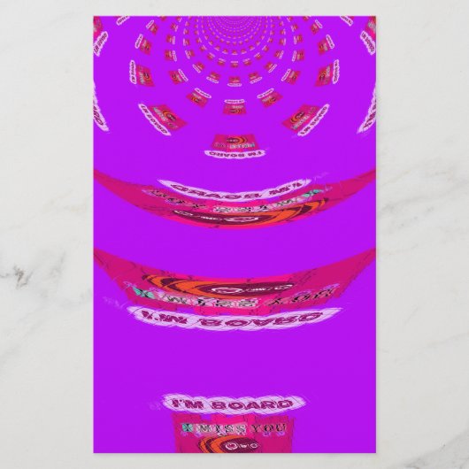 Voor grappig dat ik je mis... briefpapier (Voorkant)