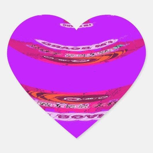 Voor grappig dat ik je mis... hart sticker (Voorkant)