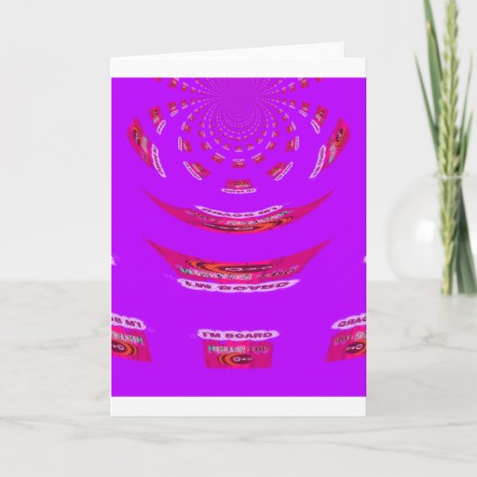 Voor grappig dat ik je mis... kaart (Voorkant)