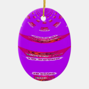 Voor grappig dat ik je mis... keramisch ornament