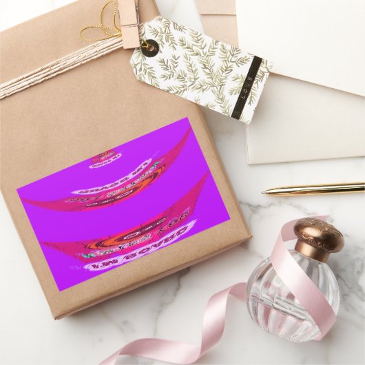 Voor grappig dat ik je mis... rechthoekige sticker (Geschenken)