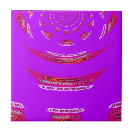 Voor grappig dat ik je mis... tegeltje (Voorkant)