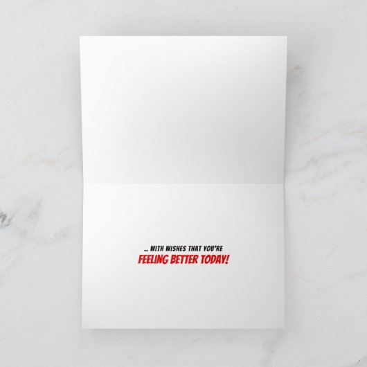 voor Great Grandson Get Well Boy Superheld Comic Kaart (Binnen)