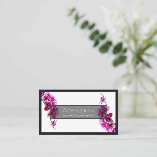 Voor griepdeskundigen: professionele griepstampers visitekaartje (Staand voorkant)