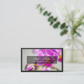 Voor griepdeskundigen: professionele griepstampers visitekaartje (Staand voorkant)