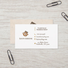 Voor Gro Barber Shop Visitekaartje