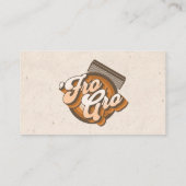 Voor Gro Barber Shop Visitekaartje (Achterkant)