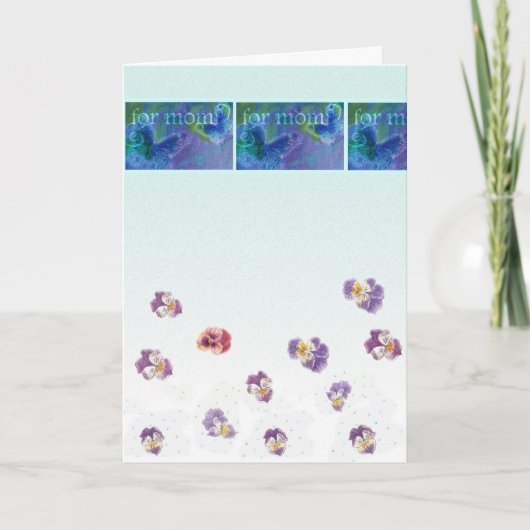 VOOR GROET VAN DE VERJAARDAG VAN HET MAMMA DE KAART (Voorkant)