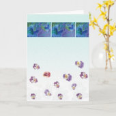 VOOR GROET VAN DE VERJAARDAG VAN HET MAMMA DE KAART (Gele Bloem)