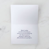 Voor Grootmoeder op Moederdag Wenskaart Kaart (Binnen)