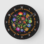 Voor grootmoeder Poolse folklore-samenstelling Ronde Klok (Voorkant)