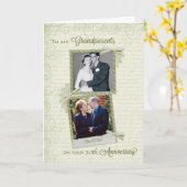 Voor grootouders op _de verjaardag - Aangepast toe Kaart (Gele Bloem)