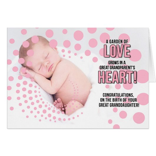 voor Grote Grootouders Nieuwe Grote Kleindochter (Voorkant Horizontaal)