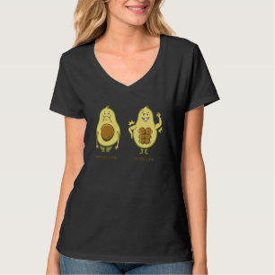 Voor Gym na Gym Bodybuilder Avocado Fab Abs F T-shirt