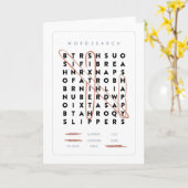 Voor haar 60e Funny Crossword Birthday Kaart (Gele Bloem)