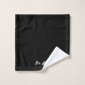 Voor haar bad handdoek (Wasdoekje)