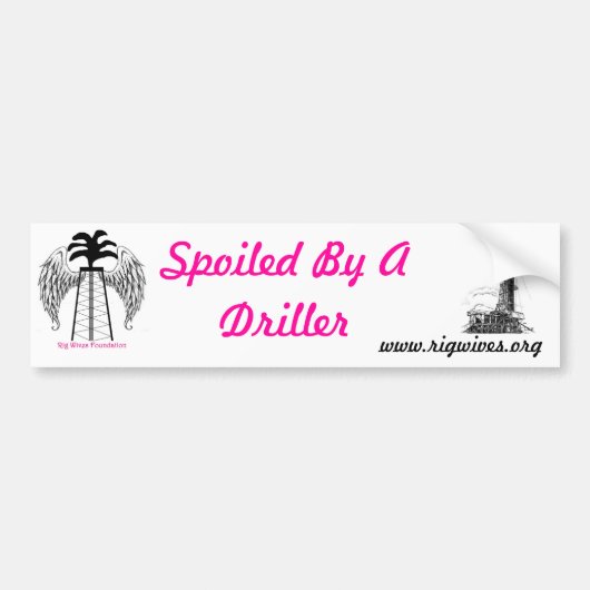 Voor haar bumpersticker (Voorkant)