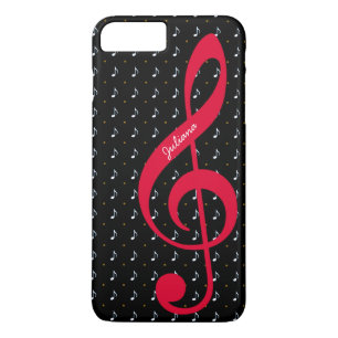 voor haar een gepersonaliseerde drievoudige muziek Case-Mate iPhone case