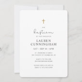 Voor haar eenvoudige moderne elegante cross-bap kaart (Voorkant)