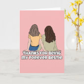 Voor haar foor Bestie Friend Birthday Kaart (Gele Bloem)