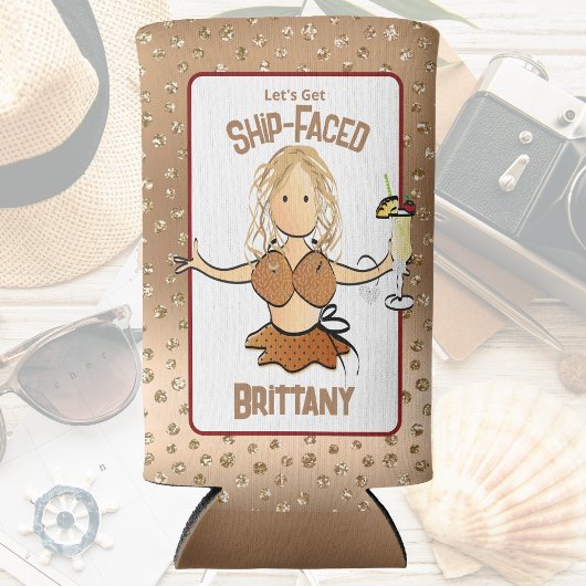 Voor Haar Grappige Cruise Beach Girly Vakantie Dri Seltzer Blikjeskoeler