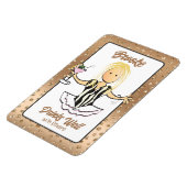 Voor haar grappige cruiseschip deur meisjes reis m magneet (Linkerzijde)