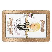 Voor haar grappige cruiseschip deur meisjes reis m magneet (Horizontaal)