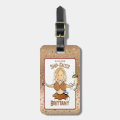 Voor haar grappige Drink Bikini vakantie Beach Par Bagagelabel (Voorkant verticaal)