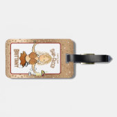 Voor haar grappige Drink Bikini vakantie Beach Par Bagagelabel (Achterkant horizontaal)