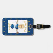 Voor haar grappige leuke nautische cruise vakantie bagagelabel (Voorkant horizontaal)